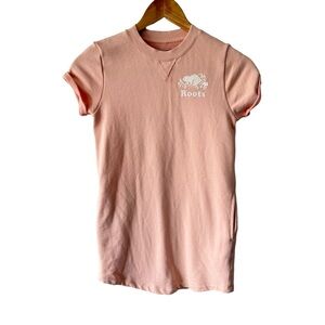 Roots Kids Light Pink Short Sleeve Dress